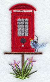 Telephone Booth Birdhouse