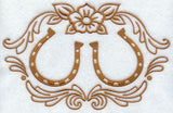 Horseshoes, Flower, and Filigree