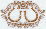 Horseshoes, Flower, and Filigree