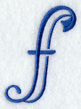 Formal Affair Lower Case f - 5 Inch