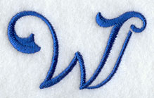 Formal Affair Lower Case w - 5 Inch