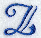 Formal Affair Lower Case z - 5 Inch