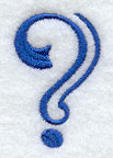 Formal Affair Punctuation Question Mark - 5 Inch