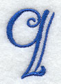 Formal Affair Lower Case q - 5 Inch