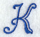 Formal Affair Capital Letter K - 5 Inch