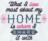 Home is Whom I Share it With
