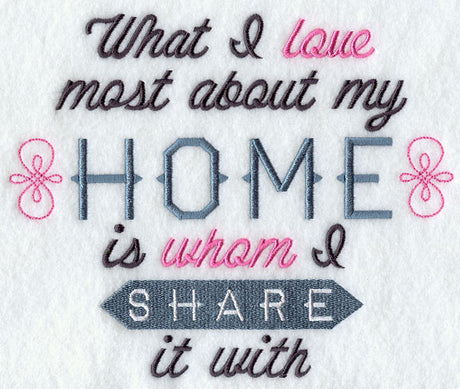 Home is Whom I Share it With