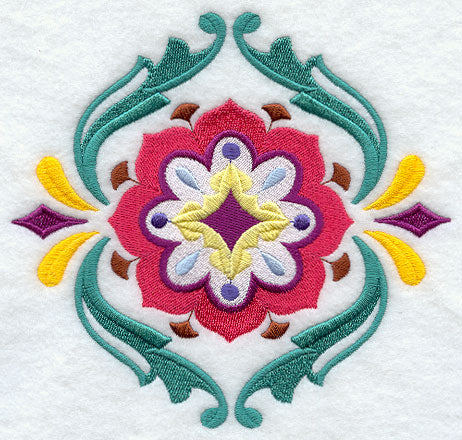 Suzani Feathers and Flowers Feature