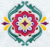 Suzani Feathers and Flowers Feature