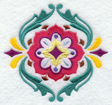 Suzani Feathers and Flowers Feature