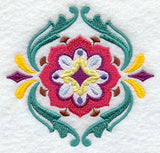 Suzani Feathers and Flowers Feature