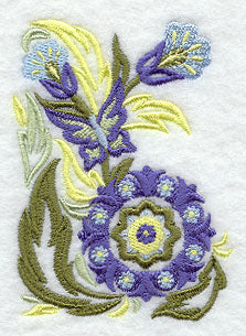 Suzani Flower and Butterfly