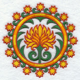 Suzani Chrysanthemum Medallion