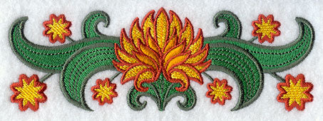 Suzani Chrysanthemum Border