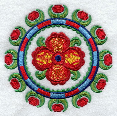 Suzani Poppy Medallion