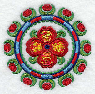 Suzani Poppy Medallion