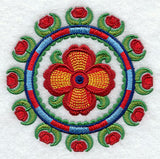 Suzani Poppy Medallion