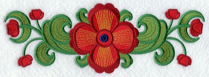 Suzani Poppy Border