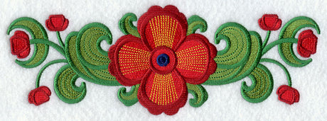 Suzani Poppy Border