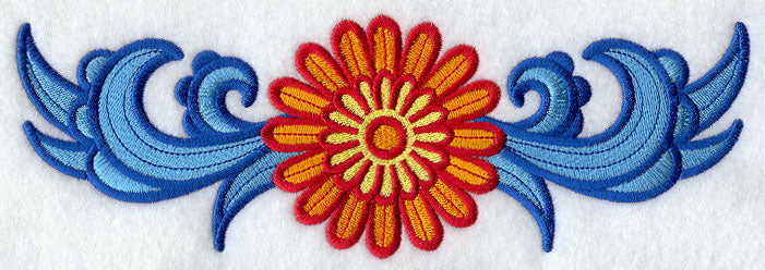 Suzani Gerbera Daisy Border