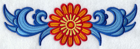 Suzani Gerbera Daisy Border