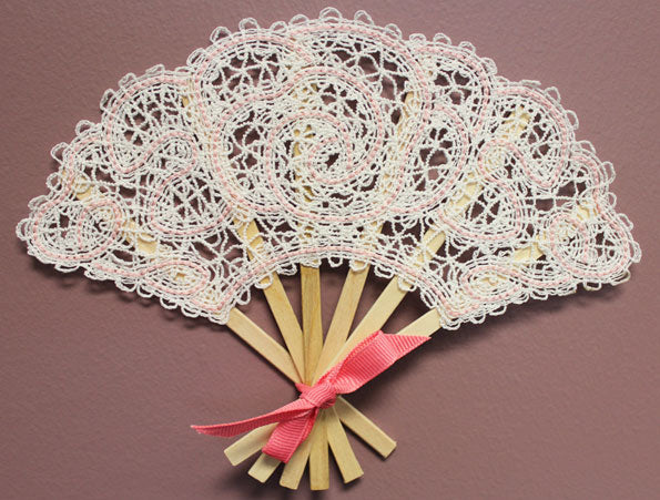 Rose Fan (Battenburg Lace)