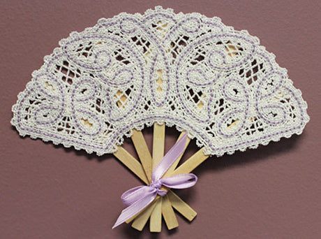 Butterfly Fan (Battenburg Lace)