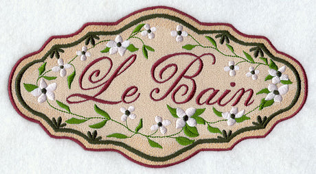 Le Bain Sign