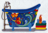 Rosemaling Bathtub