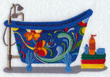 Rosemaling Bathtub