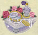 Victorian Vanity with Roses