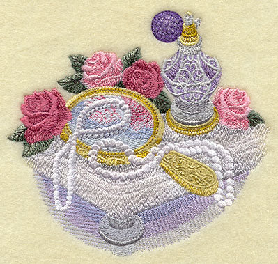 Victorian Vanity with Roses