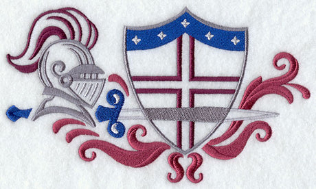 Knight Helmet with Shield