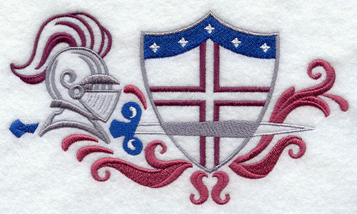 Knight Helmet with Shield