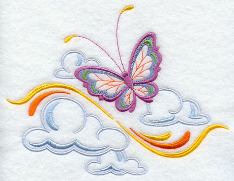 Butterfly in Clouds