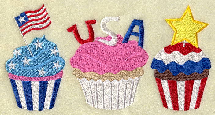 Patriotic Cupcakes 1