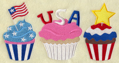 Patriotic Cupcakes 1