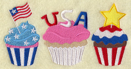 Patriotic Cupcakes 1