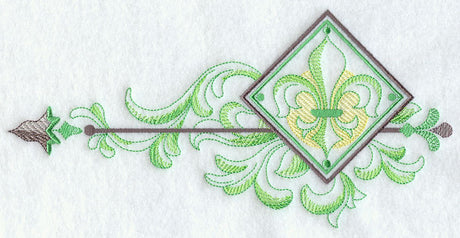 Fleur De Lis in Diamond