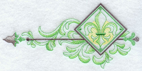 Fleur De Lis in Diamond