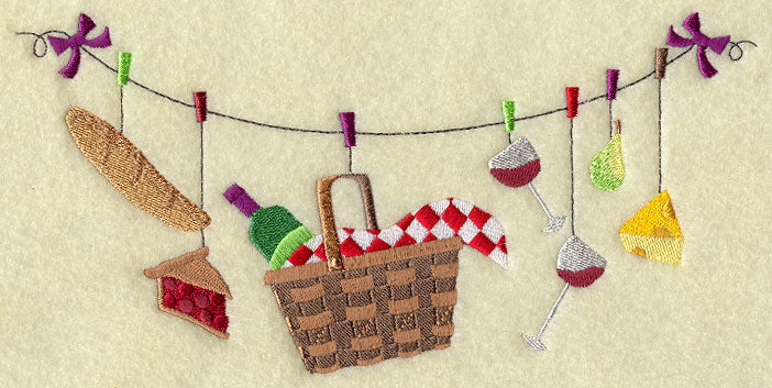 Gourmet Picnic Clothesline