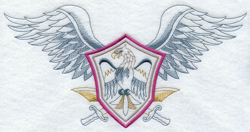 Eagle Shield with Wings