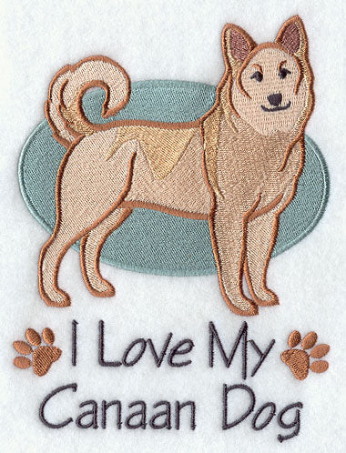 I Love My Canaan Dog