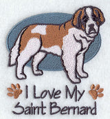 I Love My Saint Bernard