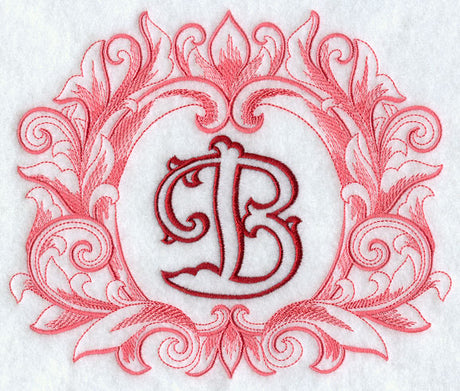Grand Flourish Capital Letter B - 6 1/2 Inch