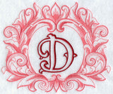 Grand Flourish Capital Letter D - 6 1/2 Inch