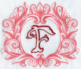 Grand Flourish Capital Letter F - 6 1/2 Inch