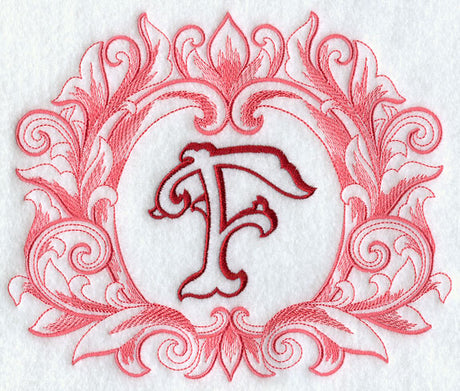 Grand Flourish Capital Letter F - 6 1/2 Inch