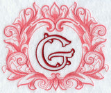 Grand Flourish Capital Letter G - 6 1/2 Inch