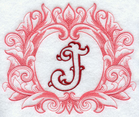 Grand Flourish Capital Letter J - 6 1/2 Inch